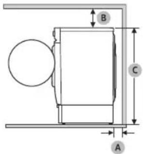 SAMSUNG WF53BB8700AT - Pedestal installation - 1
