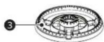 LG CBGS3628S - Assemblage du brûleur double extra grand - 2