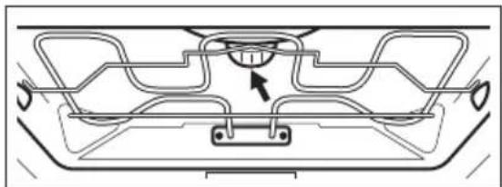ELECTROLUX KOBBS39H - Lampe supérieure - 1