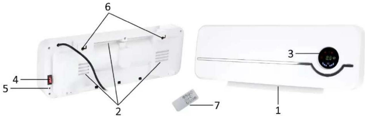 Emerio WH125971 - OPIS CZĘŚCI - 1
