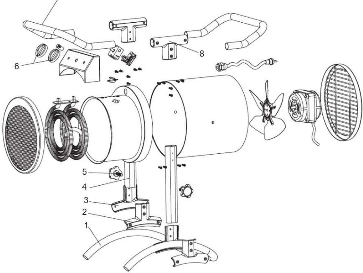 STANLEY STN2000R - Opengewerkte tekening - 1