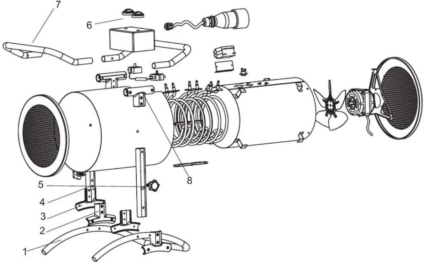 STANLEY STN2000R - Opengewerkte tekening - 1
