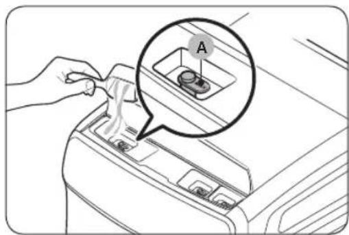 SAMSUNG WV60A9900AV - To apply cleaning agents to the lower washer - 2