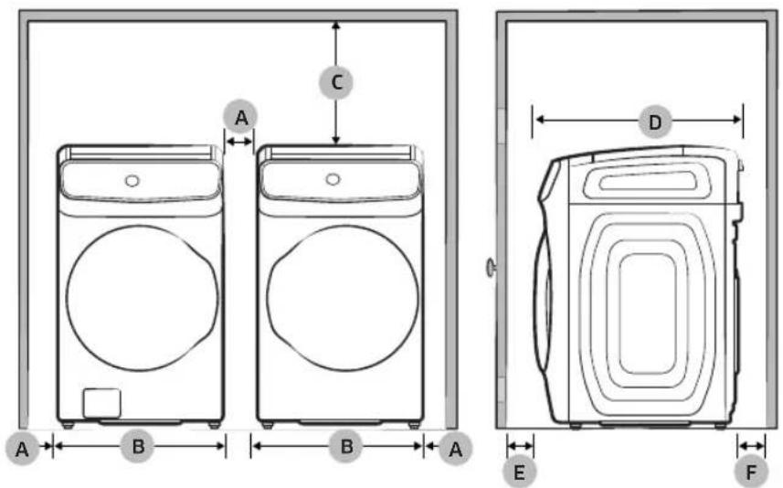 SAMSUNG WV60A9900AV - Installation - 1