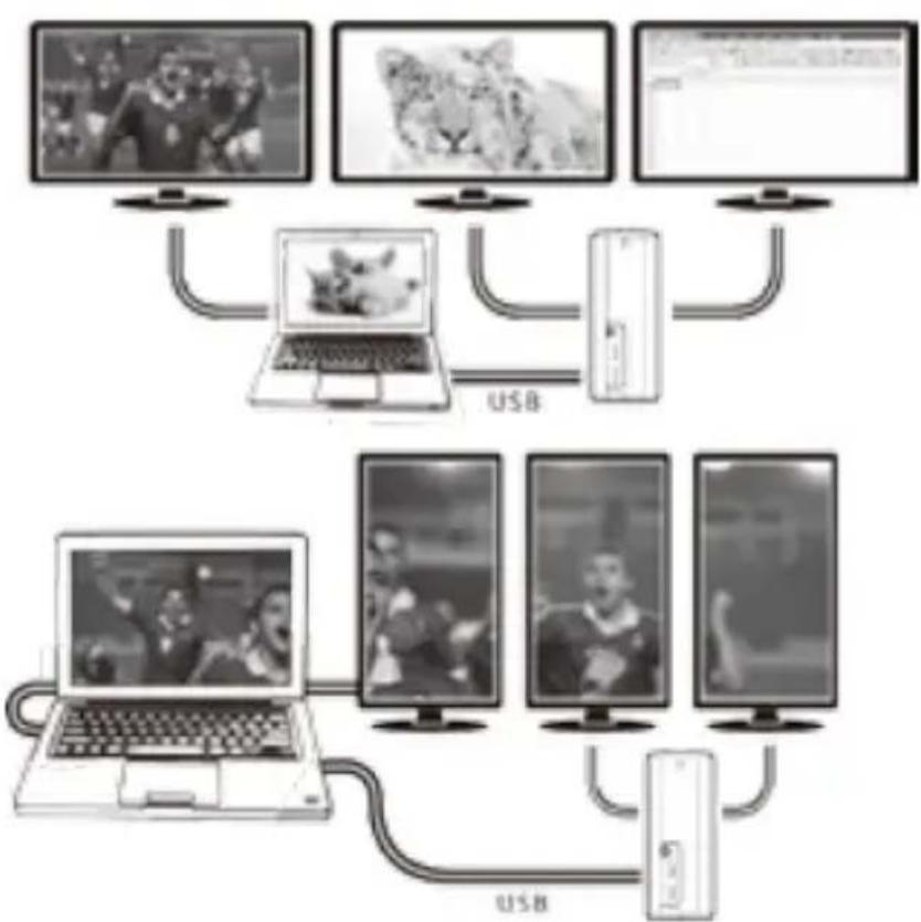 Icy Box IBDK2651AC - Display applications - 1
