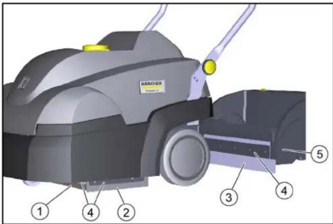 Kärcher CVS 651 Bp - Remplacement / réglage des barres d'étanchéité - 1