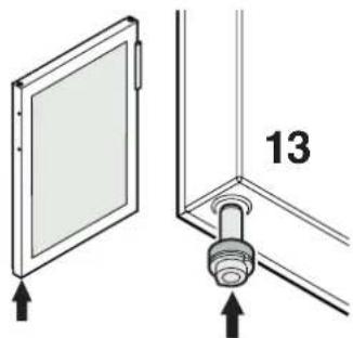 LIEBHERR WKB 1802 - Inversion du sens d'ouverture de la porte - 5