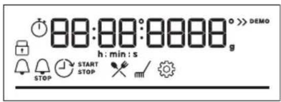 88:00:00:00008 h : min : s STOP START STOP DEMO