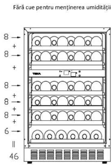 Fără cue pentru menținerea umidității 8 → + 8 → + 8 → 8 → 8 → 8 → 6 → II 46
