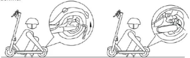 Motus Scooty 8.5 - РЕГУЛИРОВКА ТОРМОЗА - 1
