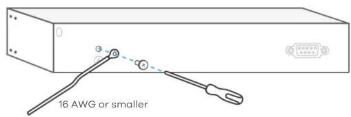 16 AWG or smaller