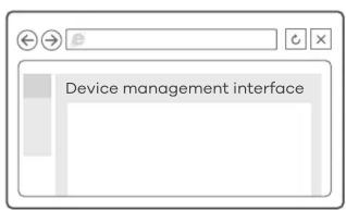 Device management interface