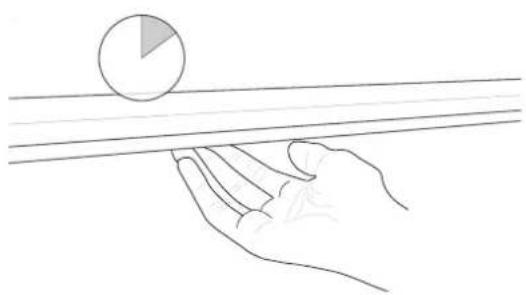NOVY Shelf Pro 70026 - Déplacement du faisceau de gauche à droite - 2