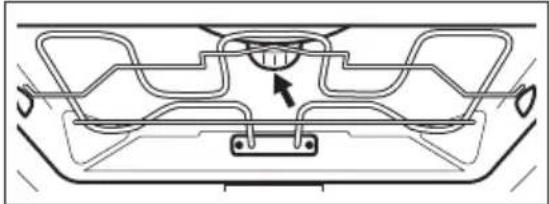 ELECTROLUX BPE556360M - Obere Lampe - 1