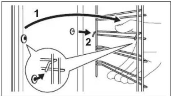 ELECTROLUX BPE556360M - Entfernen: Einhängegitter - 2