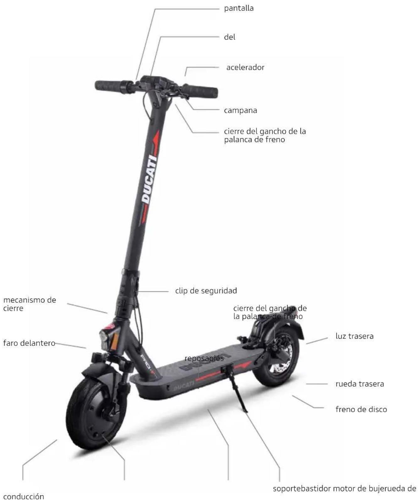 pantalla del acelerador campana cierre del gancho de la palanca de freno DUCATI clip de seguridad mecanismo de cierre faro delantero reposapiés cierre del gancho de la palanca de freno luz trasera rueda trasera freno de disco conducción soportebastidor motor de bujerueda de