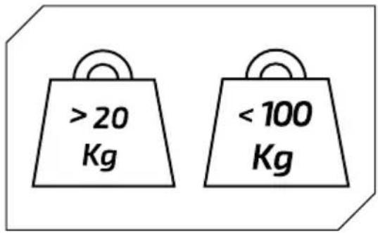 >20 Kg < 100 Kg