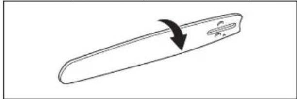 HUSQVARNA 128PS - To do a check of the guide bar - 8