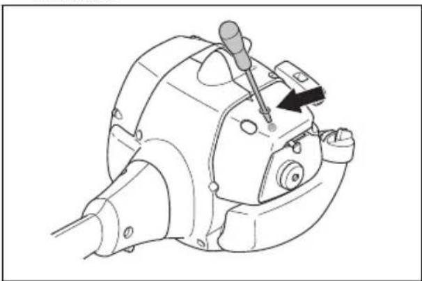 HUSQVARNA 128PS - Para ajustar el régimen de ralentí - 1