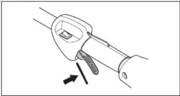 HUSQVARNA 128PS - To do a check of the throttle trigger lockout - 3