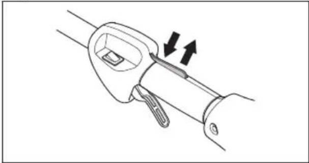 HUSQVARNA 128PS - To do a check of the throttle trigger lockout - 2