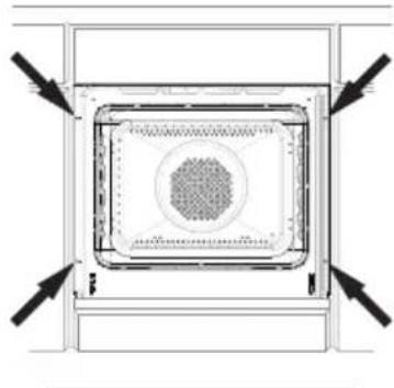 AMICA EHIX 933 133 S - Montage van de oven: - 1