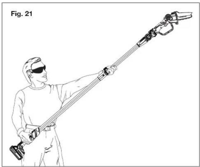 Sun Joe 24VHCSWPLTE - Pole Pruning Saw Operation - 3