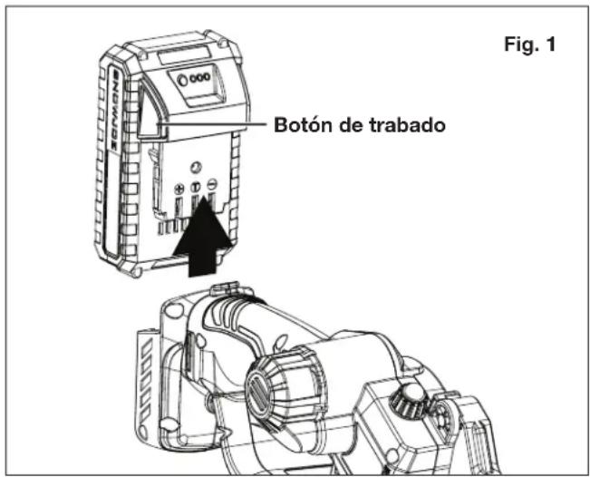 Fig. 1 Botón de trabajo