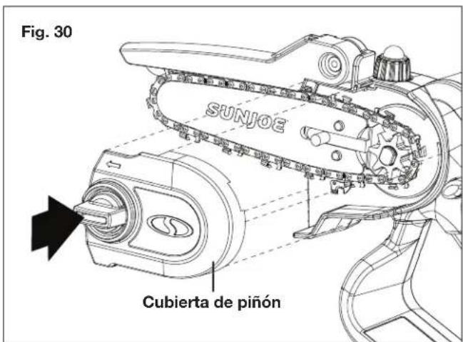 Fig. 30 SUNJOE Cubierta de piñón