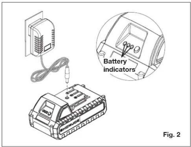 Battery indicators Figure 2