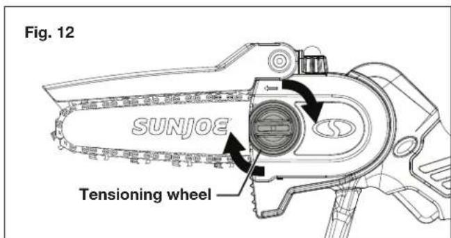 Fig. 12 SUNJOE Tensioning wheel