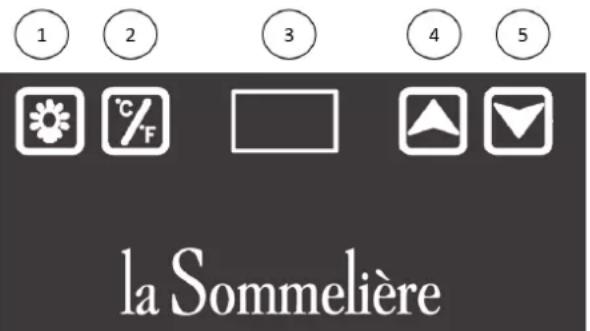 LA SOMMELIERE LS28CB - REGOLAZIONE DELLA TEMPERATURA - 1