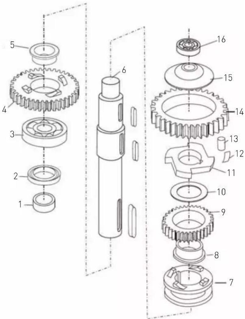 Hendi 222843 - Exploded drawing and part list - 4