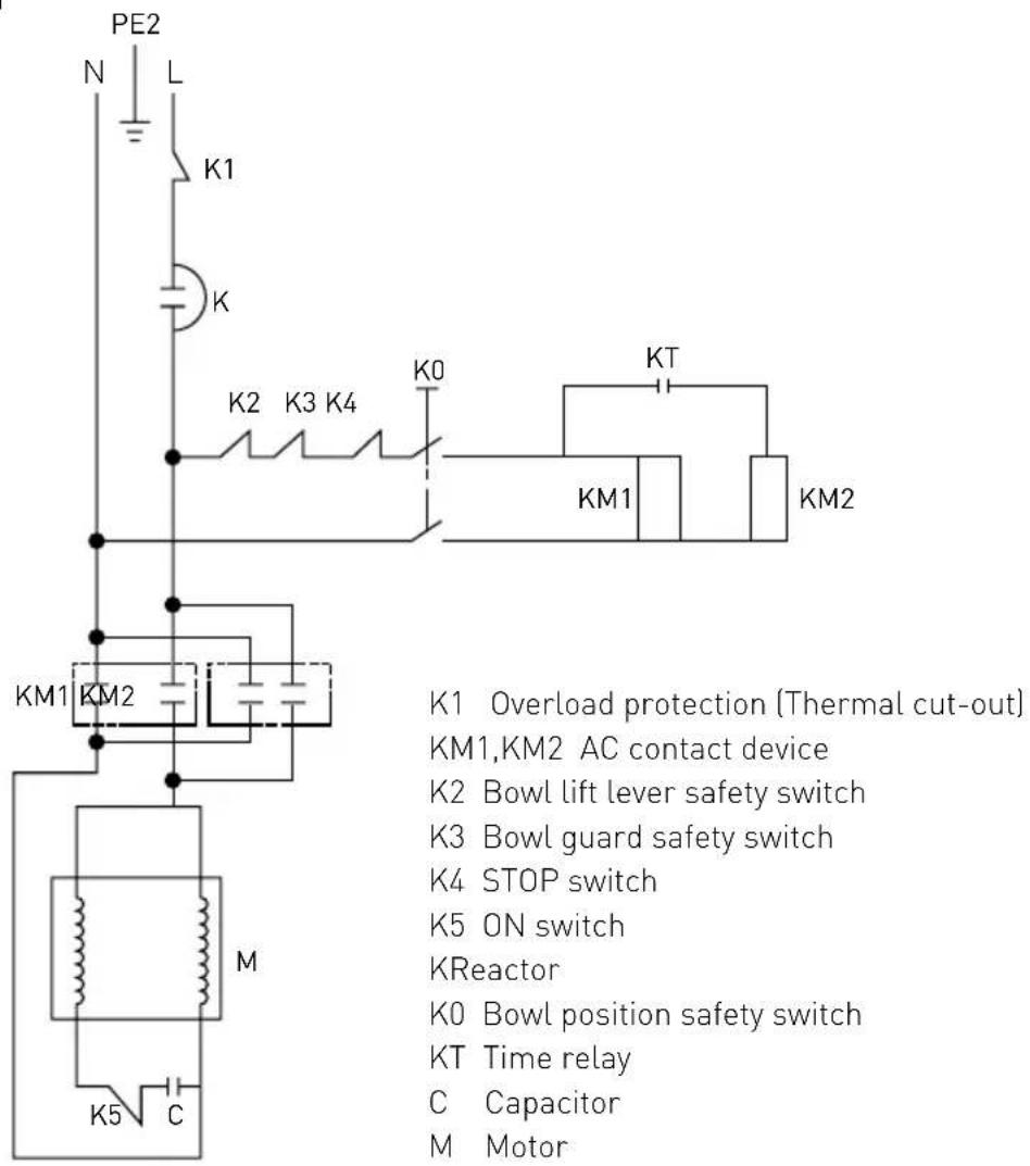 Hendi 222843 - Circuit diagram - 1
