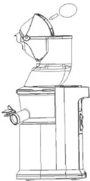 Hendi 221044 - USING THE SLOW JUICER - 1