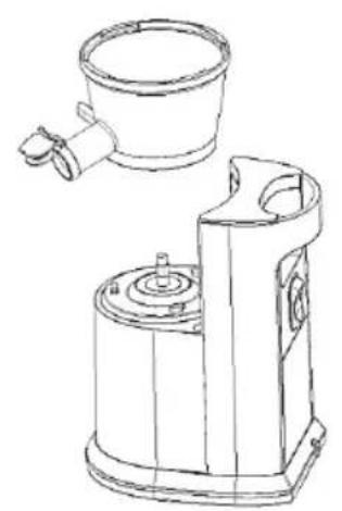 Hendi 221044 - Assemble the bowl to the base. (Figure 1) - 1