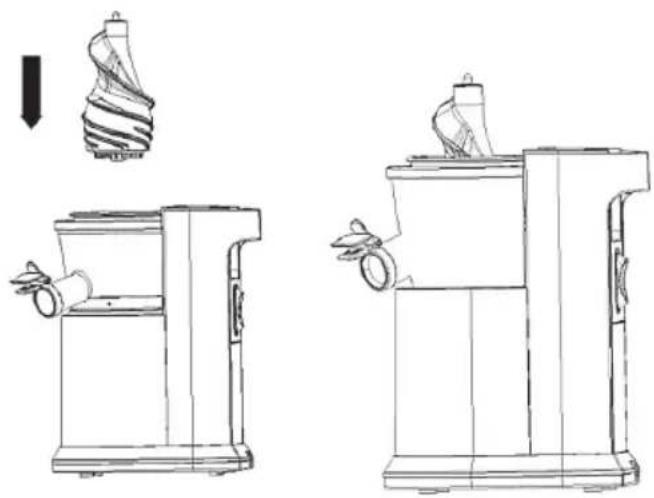 Hendi 221044 - Placez la vis sans fin à l'intérieur du bol. (figure 3) - 1