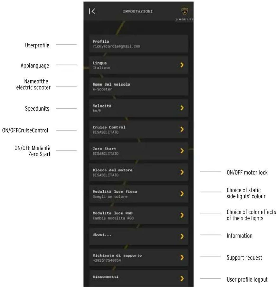 LAMBORGHINI AL1 - What can you do with the AL E-MOBILITY APP? - 5