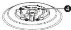 LG CBGS3028S - Dual Extra Large Burner Assembly - 3