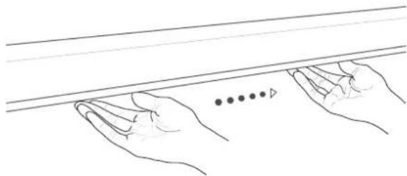 NOVY Shelf Pro 70023 - Déplacement du faisceau de gauche à droite - 1