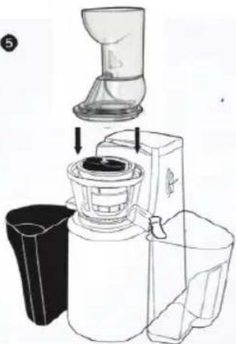 Eldom Perfect Juicer PJ450 - UTILIZZO DELL'APPARECCHIATURA - 4