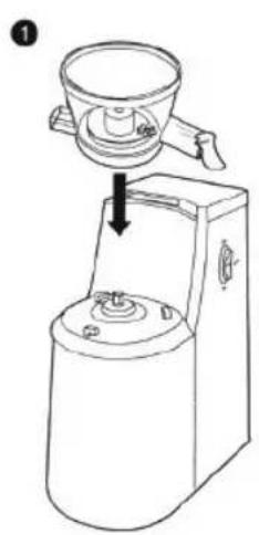 Eldom Perfect Juicer PJ450 - USING THE APPLIANCE - 1