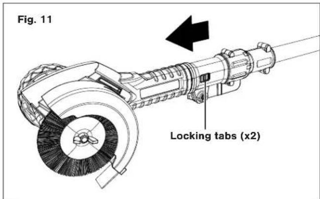 Fig. 11 Locking tabs (x2)