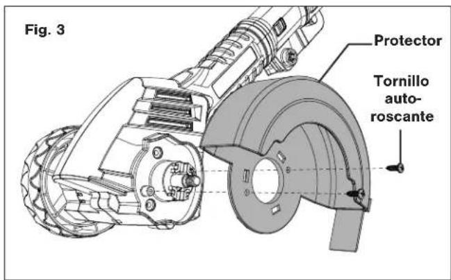 Fig. 3 Protector Tornillo auto- roscante