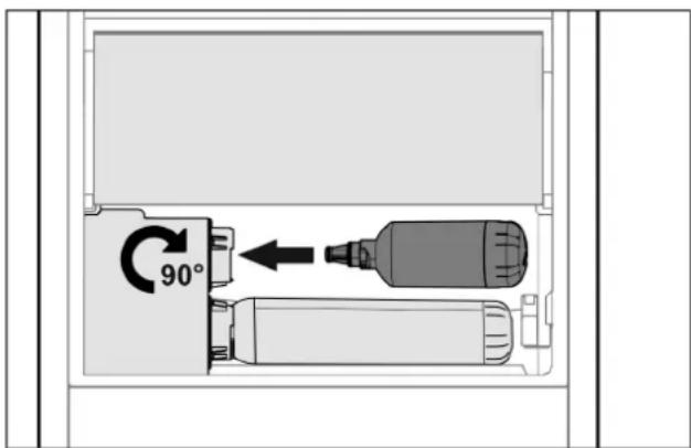 LIEBHERR IXRF 5155 - Εισαγωγή του φίλτρου νερού - 1