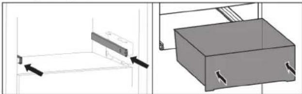LIEBHERR IXRF 4155 - Τοποθέτηση συρταριού - 1