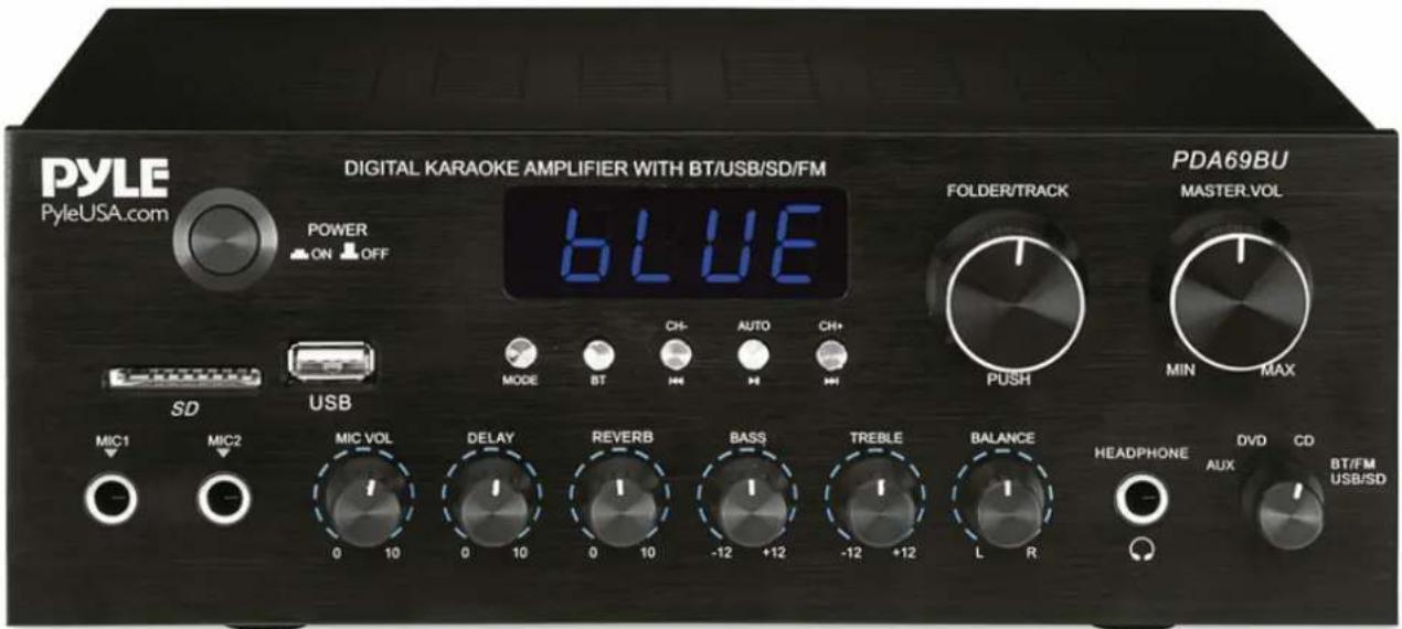 Pyle PDA69BU - Caractéristiques techniques: - 2