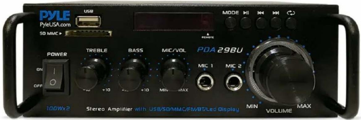 Pyle PDA29BU - TECHNICAL SPECS: - 1