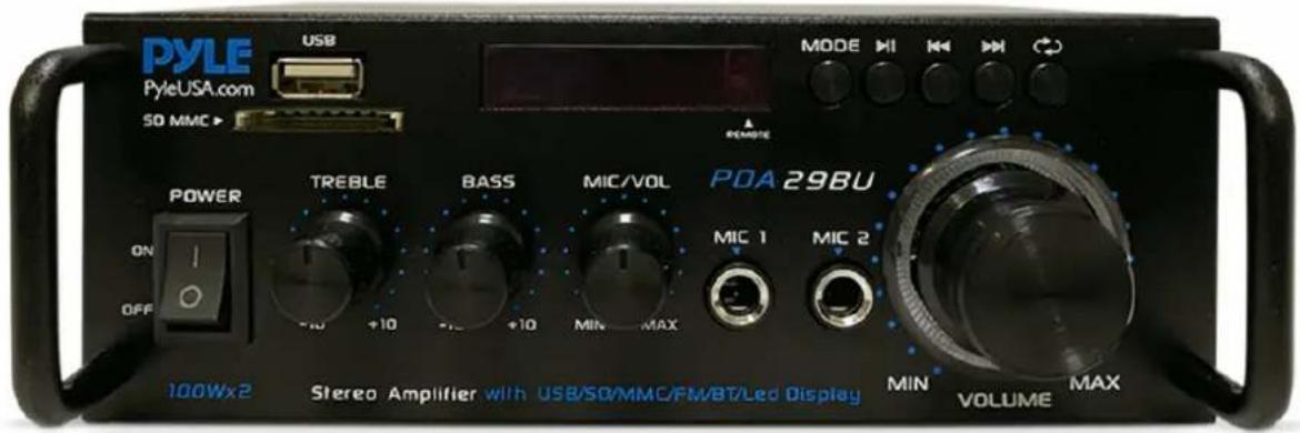 Pyle PDA29BU - CONNESSIONE WIRELESS BT: - 1