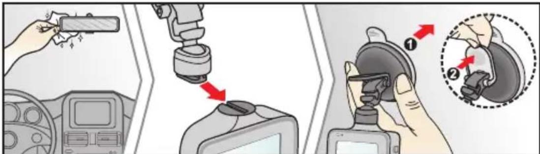 MAGELLAN MiVue 340 - Setting Up Your Dashcam. - 1